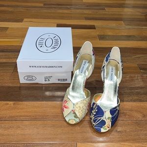 NIB Steve Madden Size 9 1/2 Lejune Multi Heels